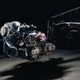 A Rolls Royce Phantom V Having Its V8 Removed